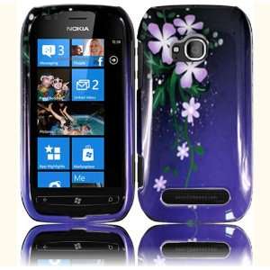   Flower Hard Case Cover for Nokia Lumia 710 Cell Phones & Accessories