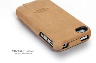 SGP CDMA Verizon iPhone 4 Leather Vintage Case Brown  