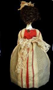 Queen Anna Style Wooden Doll OOAK