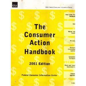   Handbook 2001 Edition GSA Federal Consumer Information Center Books