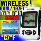 wireless dot matrix portable fish finder sonar radio sea contour