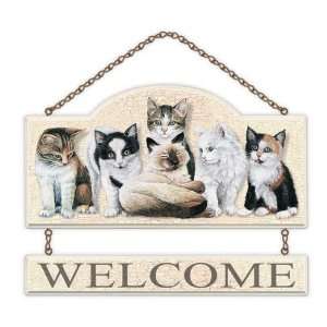  Kitty City Wall Plaque   for Cat Lovers 