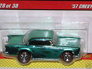 2007 Hot Wheels Classics Series 3 #20 57 Chevy   Green  