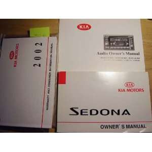  2001 Kia Sedona Owners Manual Books