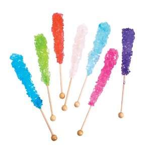 Assorted Rock Candy Stix (12 pc)  Grocery & Gourmet Food