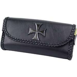 Willie & Max Iron Cross Casual Tool Pouch   Black / Sz. 12 W x 5 H x 