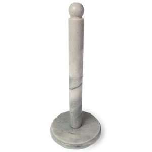  Exeter White Marble Paper Towel Holder: Home & Kitchen