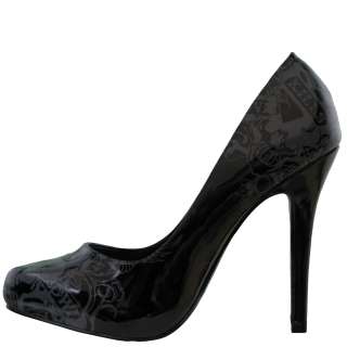 Ed Hardy Black Sunset Heel Shoe for Women  