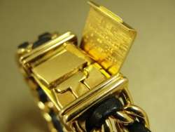   Vintage Watch PREMIERE Gold Chain Quartz 1987 M size Authentic Classic