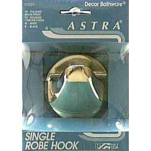  Astra Single Robe Hook (d1001pb): Home Improvement