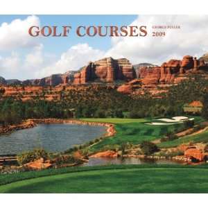  Golf Courses 2009 Deluxe Wall Calendar (Multilingual 