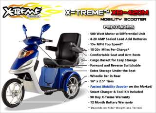 Treme XB 420M Electric Mobility Scooter  