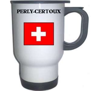  Switzerland   PERLY CERTOUX White Stainless Steel Mug 