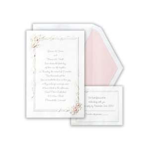  Elegant Roses Wedding Invitation