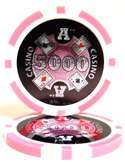 200 Ct 14 gram Ace Casino Poker Chips & Acrylic Tray  