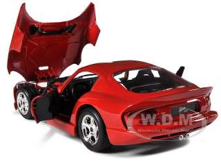 DODGE VIPER GTS COUPE RED 1:24 DIECAST MODEL CAR  