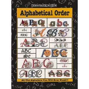  Alphabetical Order   Cross Stitch Pattern Arts, Crafts 