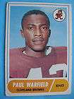 1968 2 Topps 49 PAUL WARFIELD HOF Cleveland Browns  