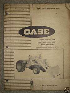 Case 680 Construction King Tractor Parts Manual  