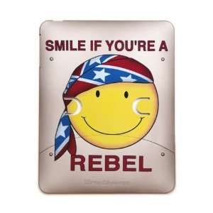   Case Metal Bronze US Rebel Flag Smiley Face Smile If Youre A Rebel