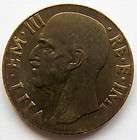 Italy 10 centesimi 1943 R coin KM#74a nice grade IT 3