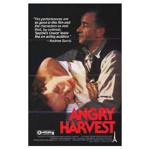  Angry Harvest Original Movie Poster, 27 x 40 (1986 