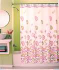   Paisley Fabric Shower Curtain NEW Bath Room Decor Flower Teen Girls