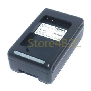 US Plug Charger for NOKIA Battery BL 4C BL 6C BL 5C  