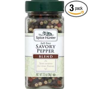 Spice Hunter Pepper Savory Blend, Whole, 2 Ounce (Pack of 3)  