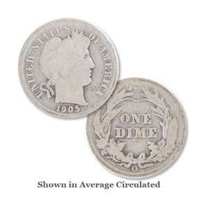   Barber Silver Dime    Better Date from the Historic New Orleans Mint