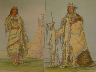 NORTH AMERICAN INDIANS George Catlin 320 PLATES Tribes  