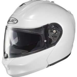 HJC Solid Mens RP Max Street Bike Racing Motorcycle Helmet   White 