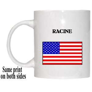  US Flag   Racine, Wisconsin (WI) Mug 
