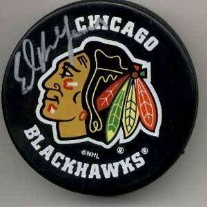 Ed Belfour Autographed Hockey Puck 