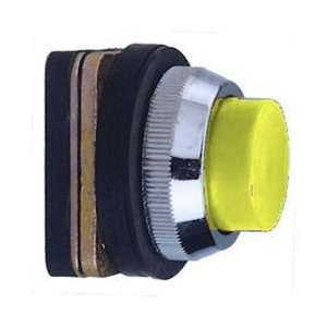 30mm Push Button Body, Metal, Momentary, Extended, Yellow (Requires 