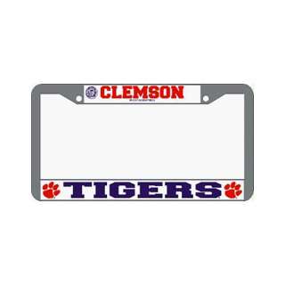  Clemson Tigers Chrome License Plate Frame *SALE*: Sports 