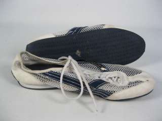 POLO RALPH LAUREN Blue White Mesh Sneakers Shoes 8  