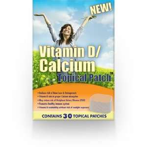  Vitamin D and Calcium Topical Patch   30 Day Supply 