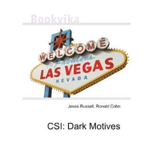  CSI Dark Motives Ronald Cohn Jesse Russell Books