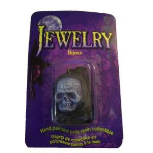  Grim Reaper Necklace Halloween Costume Jewelry Accessory: Toys & Games