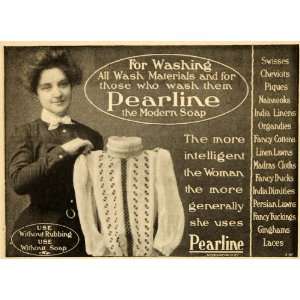  1902 Ad James Pyle Pearline Laundry Soap Detergent 