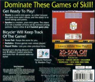   Spades 1997 PC CD classic point trick & plain trick card games  