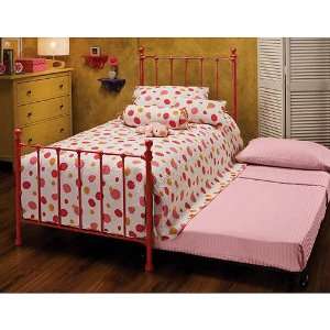   Bed Set w/ Roll Out Trundle   Hillsdale 1089BTWHTR Furniture & Decor
