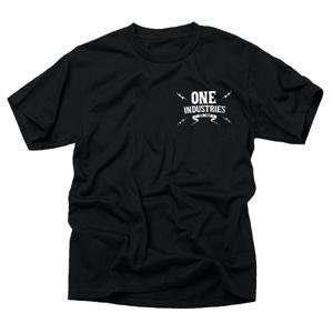  One Industries Mounted Premium T Shirt   Large/Jet Black 