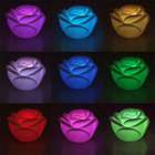 10× Change 7 Color Romance Rose Electronic Candle Folder for 
