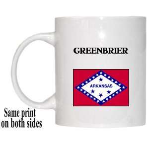    US State Flag   GREENBRIER, Arkansas (AR) Mug 