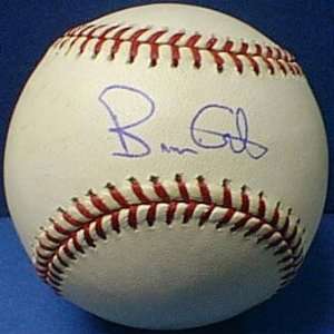  MLB Padres Brian Giles # 24 Autographed Baseball Sports 