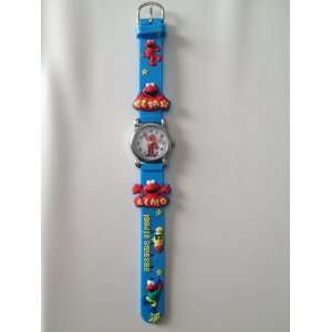  1 Pc Elmo Sesame Street Wrist Watch Light Blue: Everything 