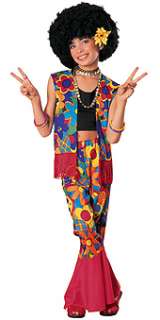 NEW   Flower Power Hippie Child Costume Size Small  