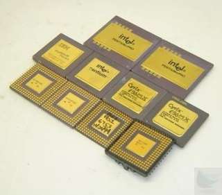   Intel Pentium Pro Cyrix IBM CPU Processor High Yield Gold Scrap  
